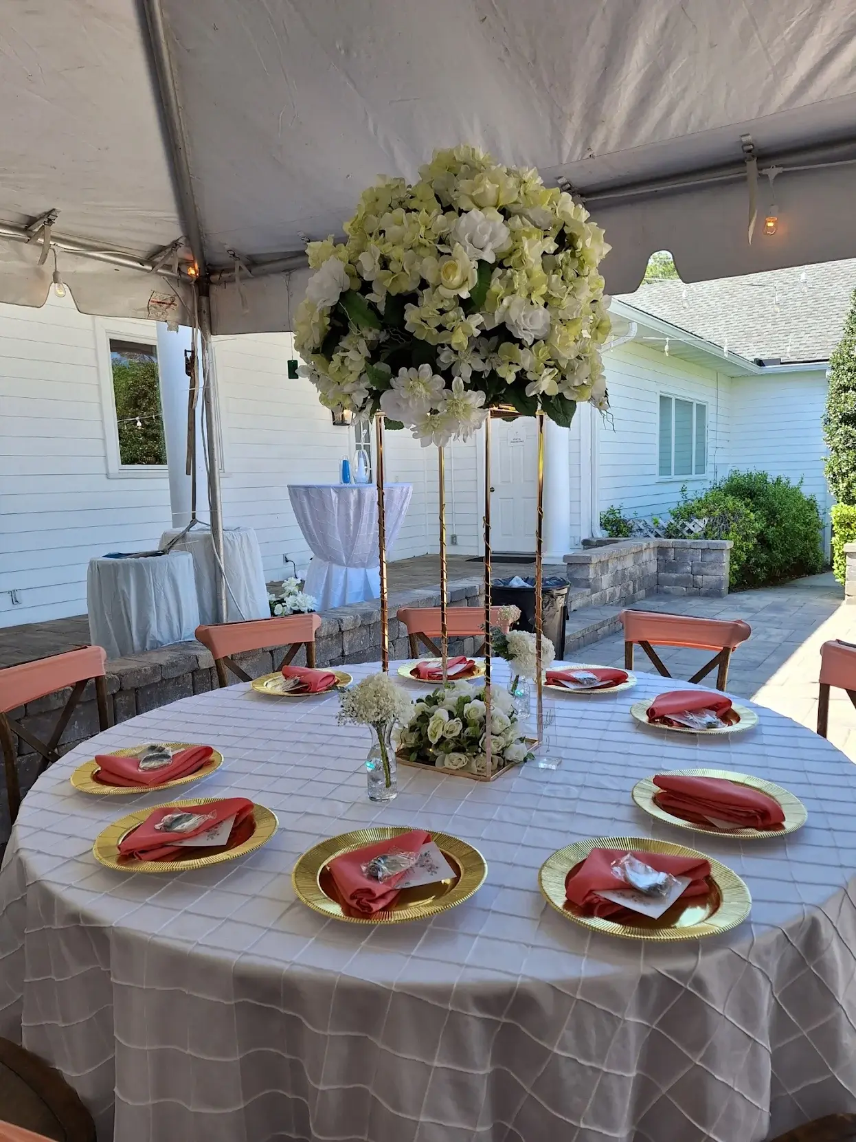 Wedding Reception Table Floral Centerpieces